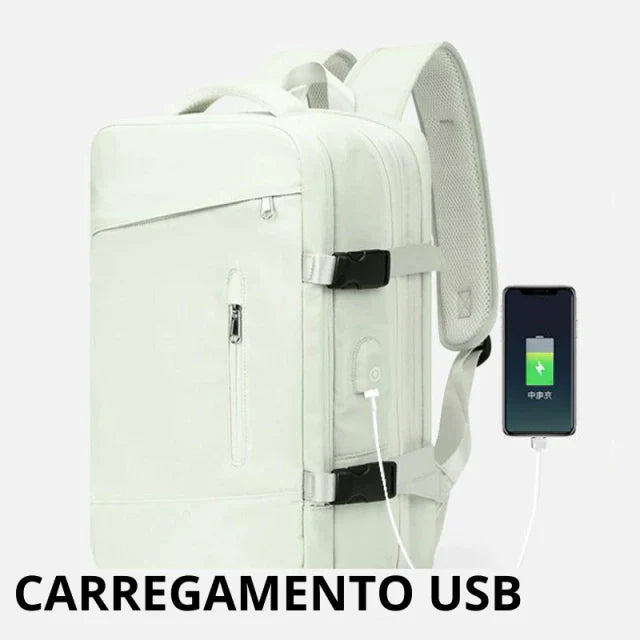 Mochila de Viaje USB Ampliable XA299C - ENVÍO GRATIS