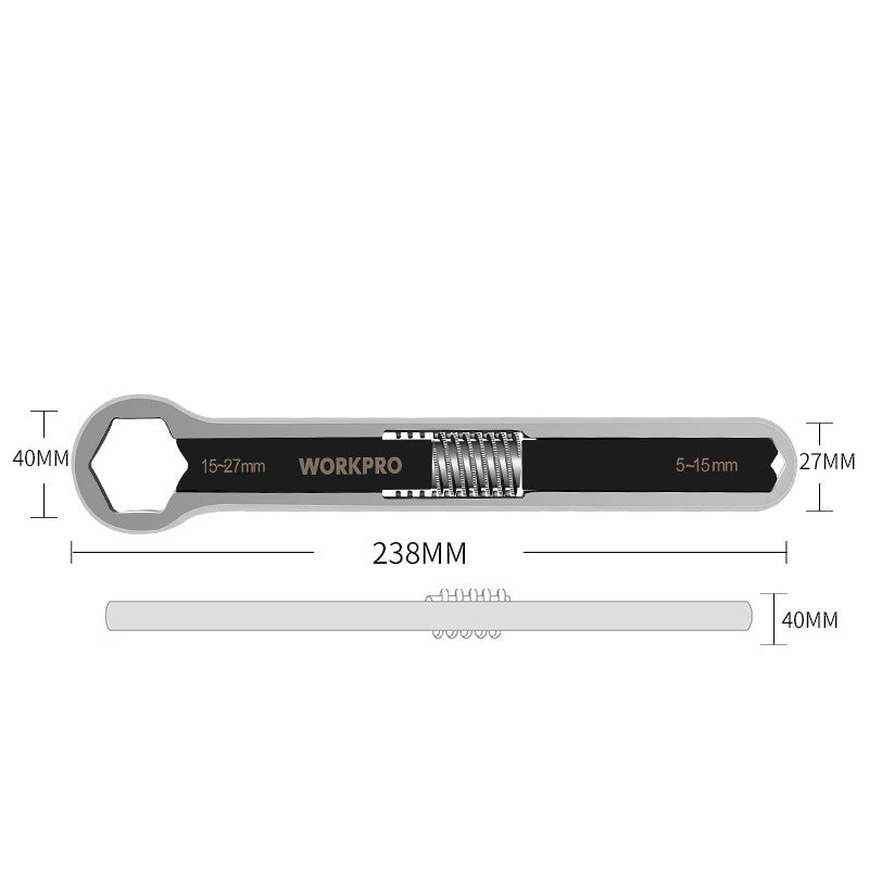 Llave ajustable multifuncional de acero al carbono de alta resistencia🎄Envío gratis - Solo hoy🎅